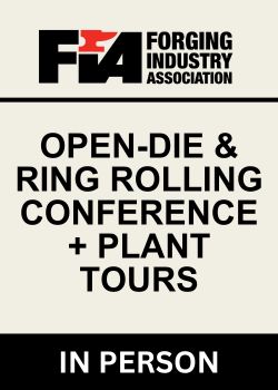 Open-Die Ring Rolling Conference & Plant Tours